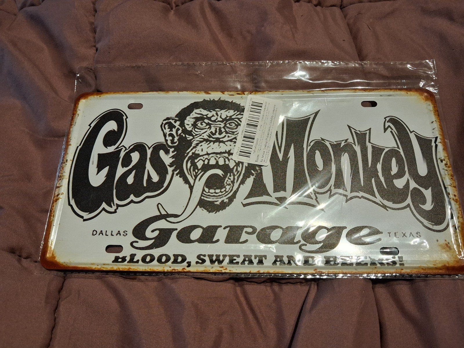 Gas monkey metalen bord, Ophalen of Verzenden, Nieuw