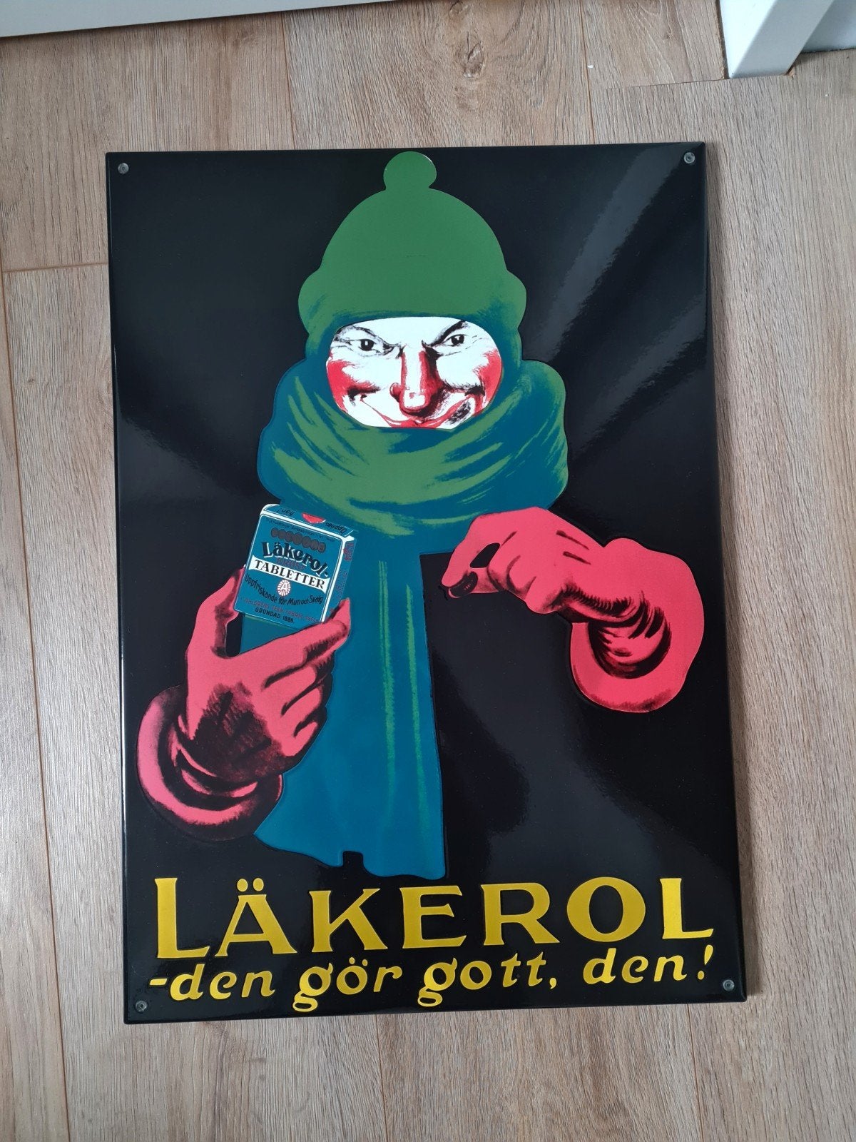 lakerol emaille bord nieuw, Ophalen of Verzenden