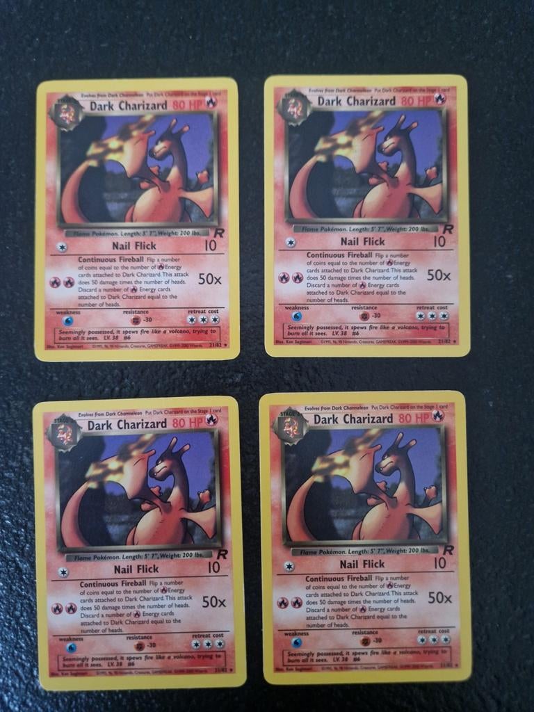 Setje Charizards Team Rocket. Non holo rare Zard TR Pokémon, Hobby en Vrije tijd, Verzamelkaartspellen | Pokémon, Ophalen of Verzenden