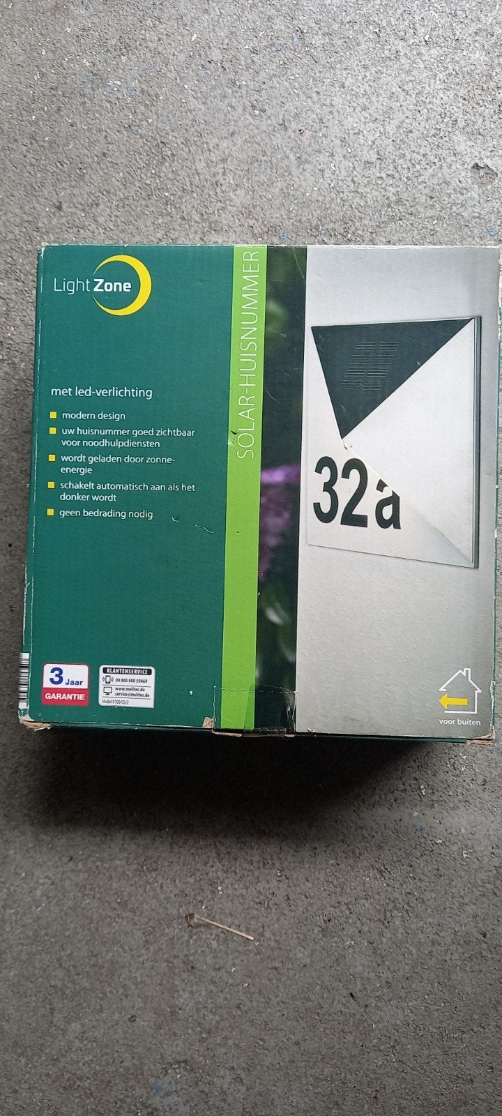 Buitenverlichting perceelaanduiding solar zonnepanelen, Ophalen of Verzenden, Nieuw