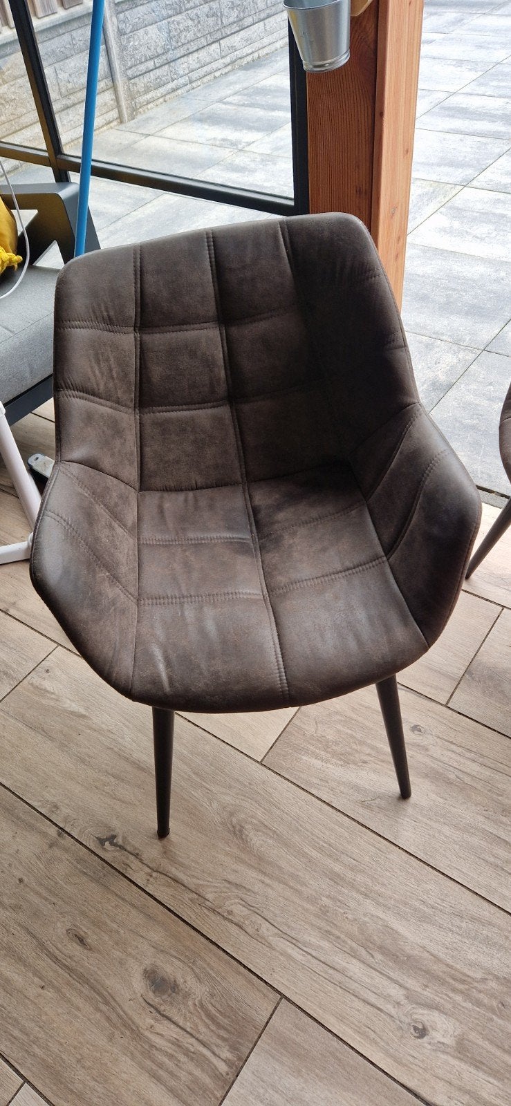 4 Eetkamerstoelen, Ophalen, Gebruikt, Vier, Stof