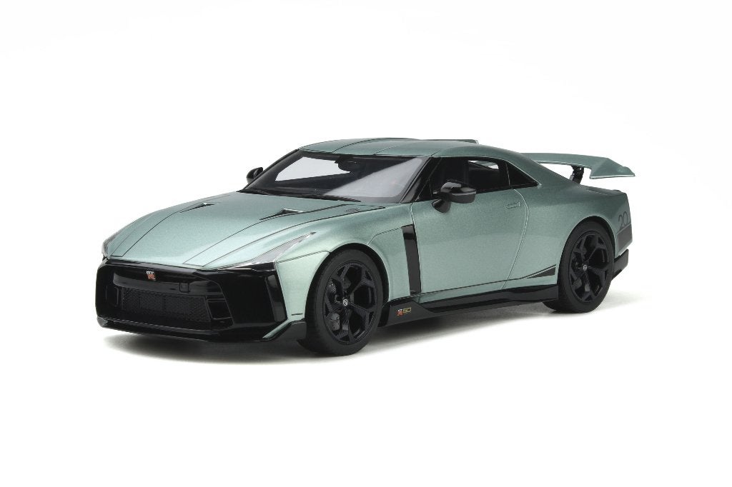 Nissan GT-R50 Italdesign Nismo Tuning Groen GT Spirit GT284, Hobby en Vrije tijd, Modelauto's | 1:18, Overige merken, Auto, Verzenden