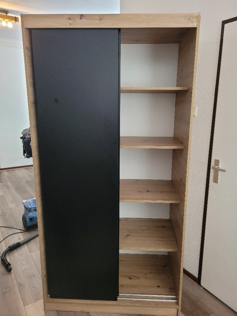 Kast, Huis en Inrichting, Kasten | Kledingkasten, Ophalen, Met deur(en), 100 tot 150 cm, 200 cm of meer