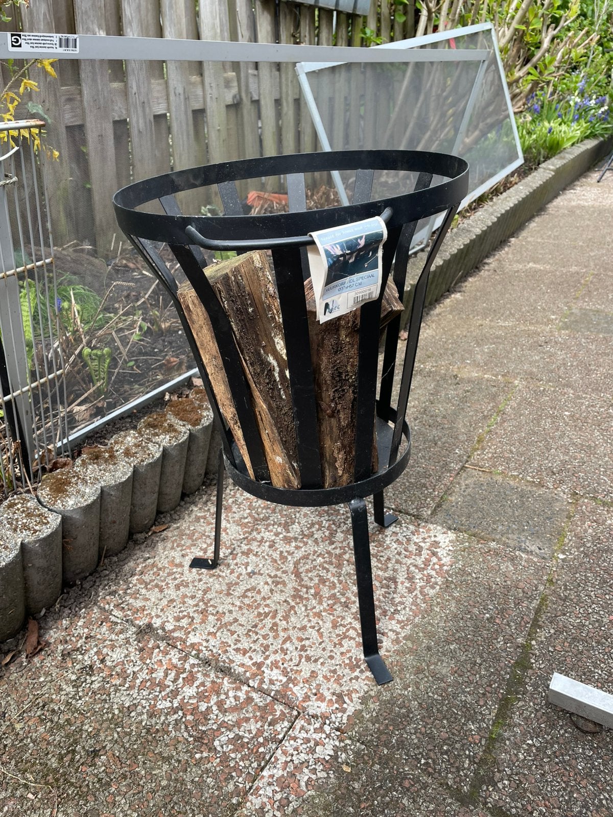 nieuwe vuurkorf, Ophalen, Nieuw