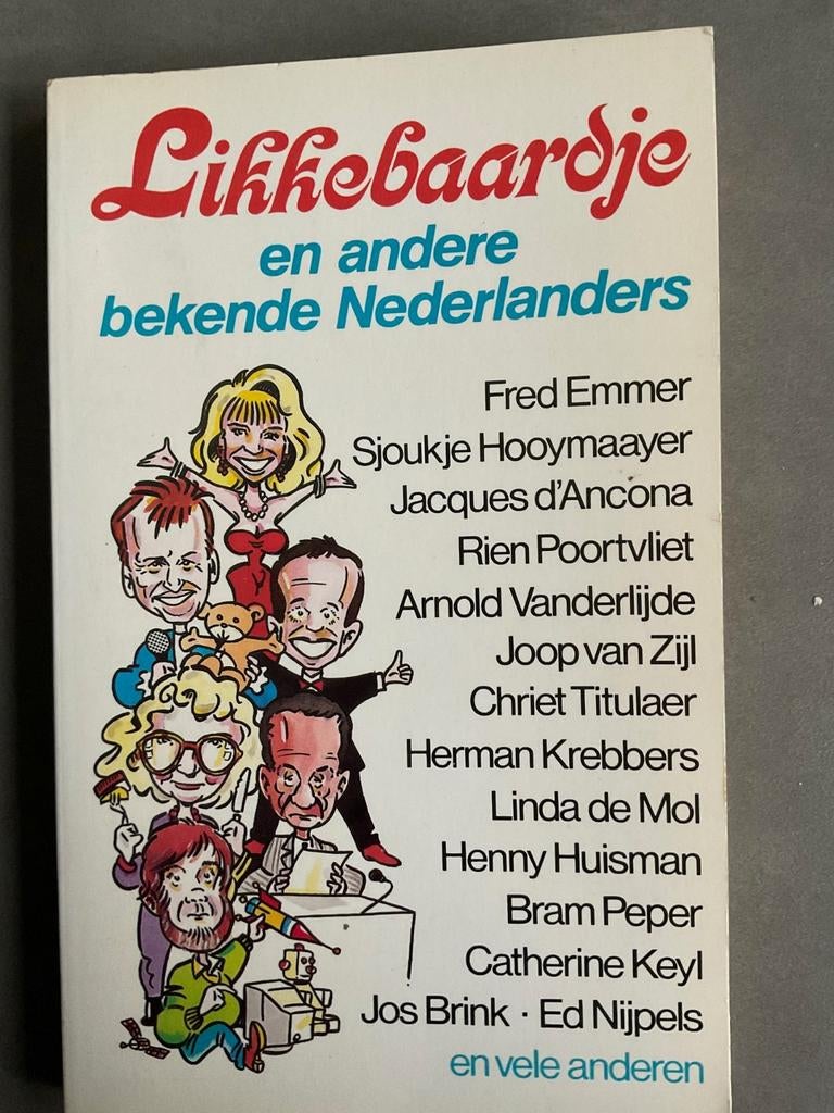 Likkebaardje en andere bekende Nederlanders - Moppenboekje, Ophalen of Verzenden, Nieuw, Onbekend, Moppen
