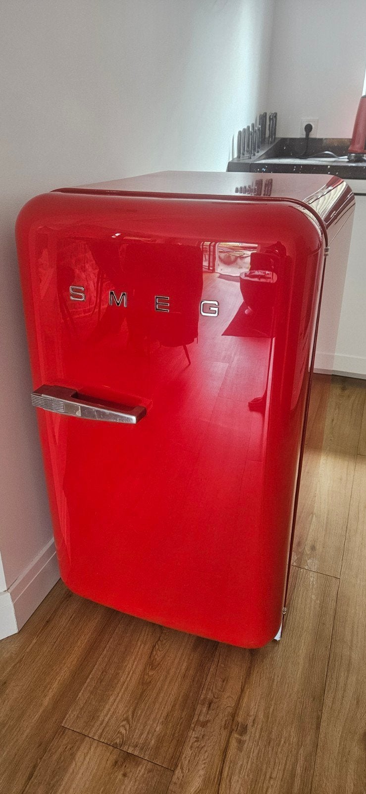 Smeg koelkast met vriesvak., Witgoed en Apparatuur, Koelkasten en IJskasten, 200 liter of meer, Ophalen of Verzenden, Met vriesvak
