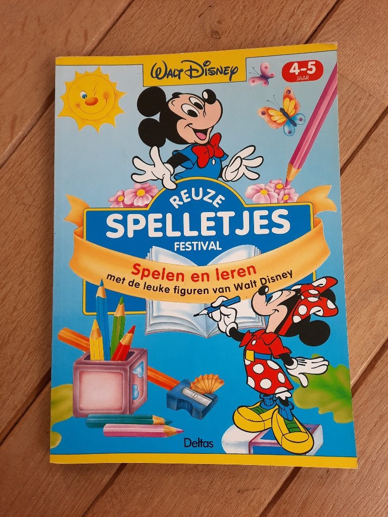 Walt Disney Reuze spelletjes festival Spelen en leren 1995, Antiek en Kunst, Ophalen of Verzenden