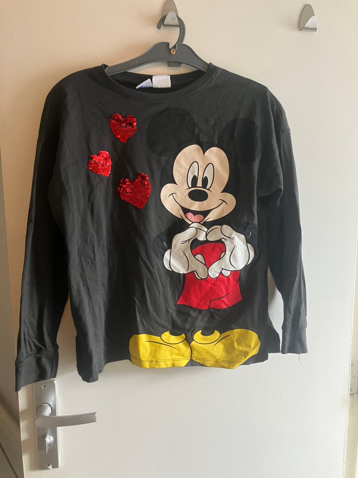 Zara Mickey Mouse shirt, Ophalen of Verzenden, Zo goed als nieuw, Meisje, Shirt of Longsleeve
