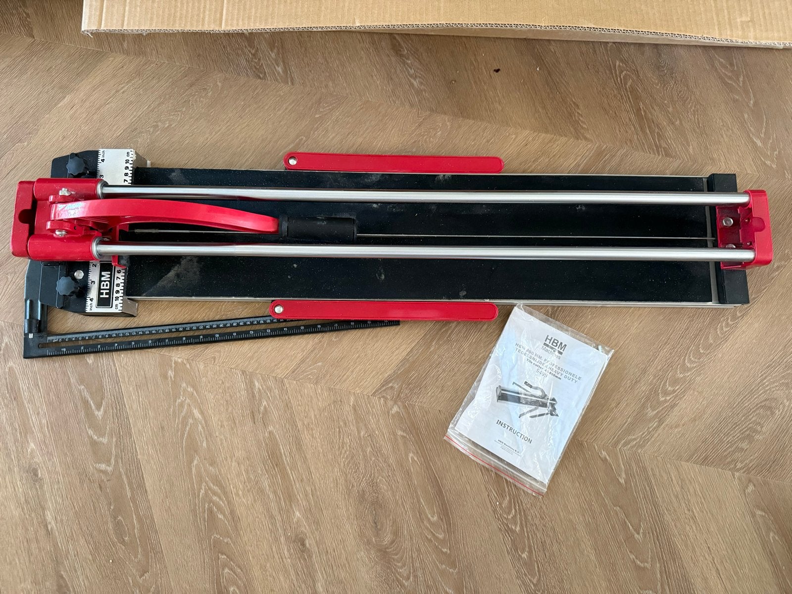 HBM 40-800 mm/4-80cmTegelsnijder, Ophalen, Gebruikt