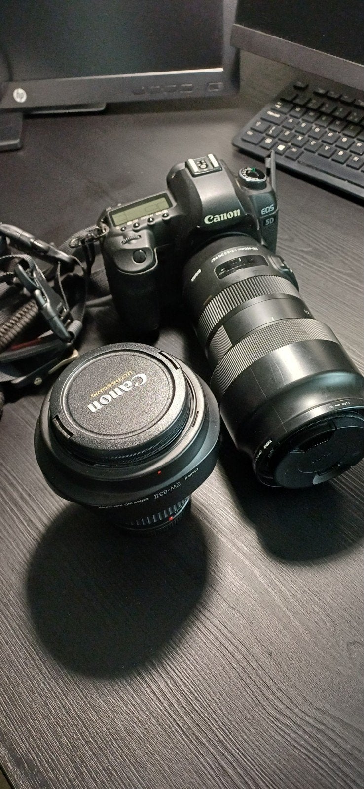 Canon EOS 5D Mark II met lenzen (17-40mm, 100-400mm), Ophalen, Gebruikt, Groothoeklens, Zoom