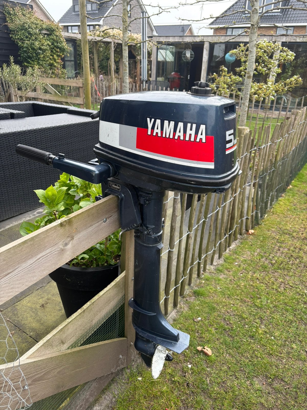 Yamha 5pk 2takt, Ophalen, 5 tot 10 pk, Zo goed als nieuw, Buitenboordmotor