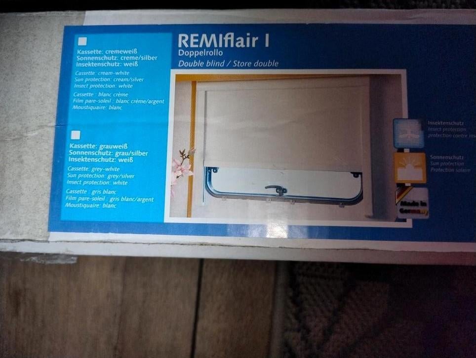Remiflair 1 dubbel rolgordijn - 1.07x,70,5cm, Caravans en Kamperen, Caravan accessoires, Ophalen, Nieuw