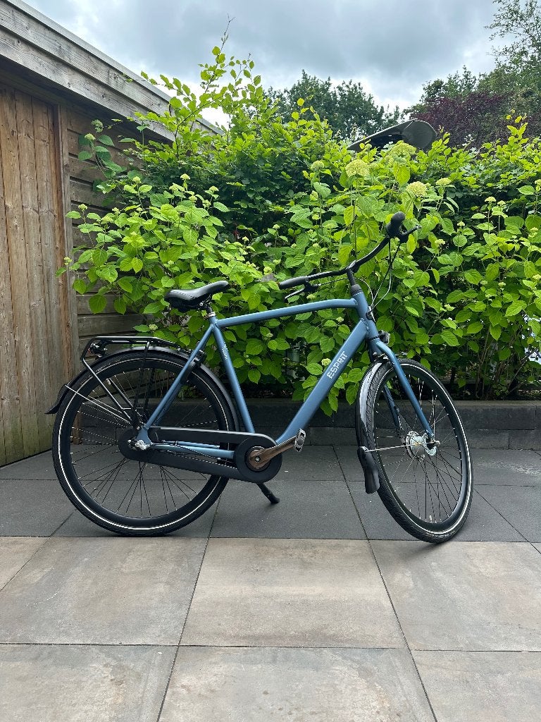 Gazelle Esprit Blauw/Zwart H59 Herenfiets Mannenfiets Fiets, Ophalen, Gebruikt, Versnellingen, 57 tot 61 cm