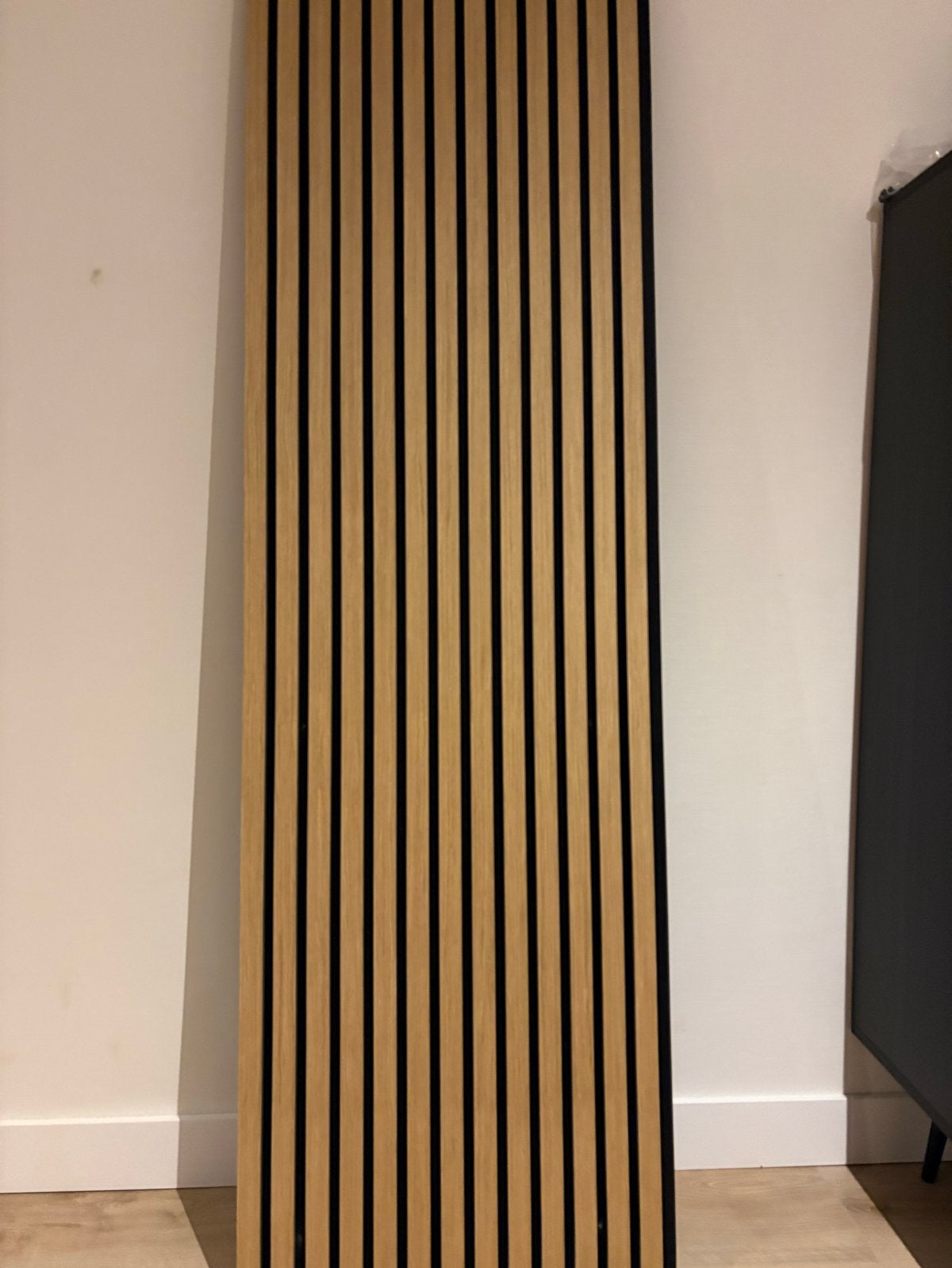 Akoestisch Wandpaneel Hout - Geluiddempend Design, Hout, Meerkleurig, Zo goed als nieuw, Modern