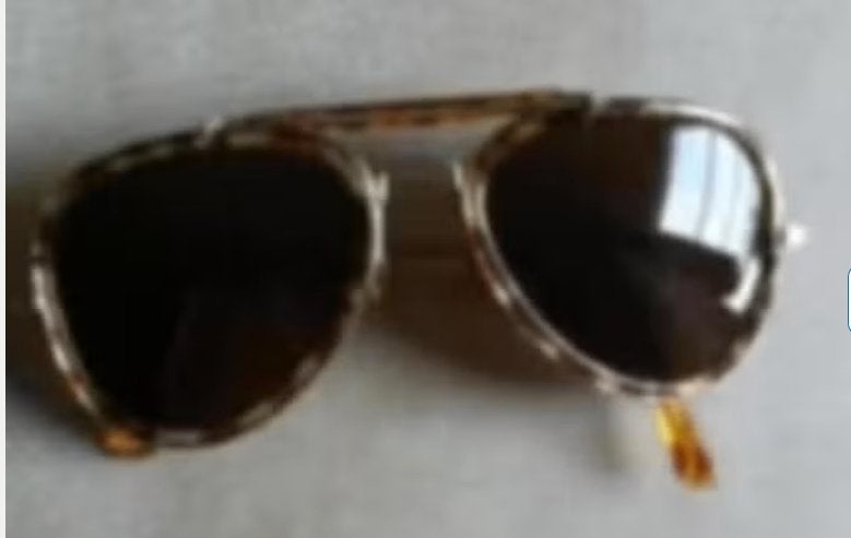 Dames piloten zonnebril met print bruin glas, Overige merken, Zonnebril, Bruin, Ophalen of Verzenden