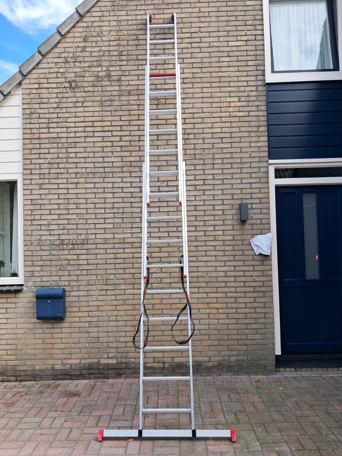 ladder, Ophalen, Zo goed als nieuw, Ladder, Opvouwbaar of Inschuifbaar