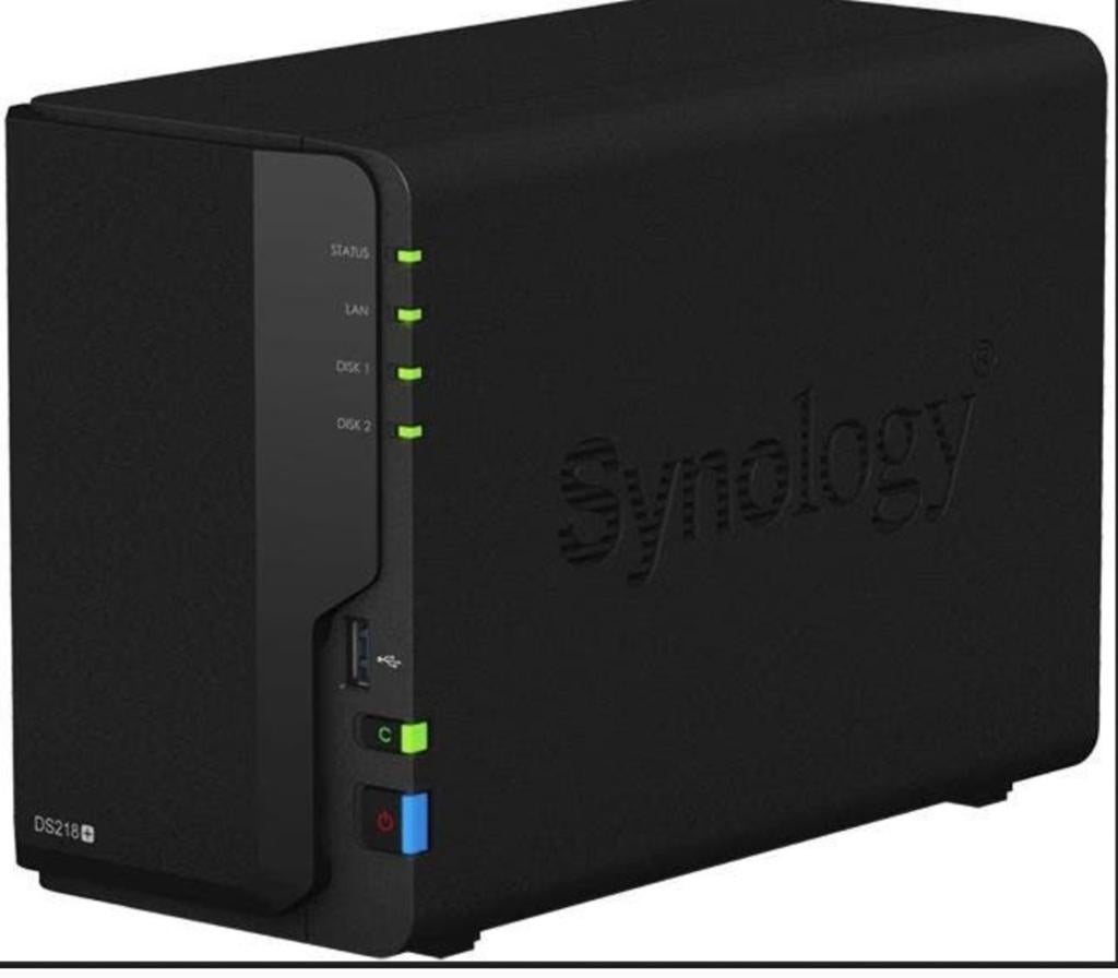 Synology DS218 NAS  met optie: 2x 2TB schijven, Computers en Software, NAS, Ophalen of Verzenden, Zo goed als nieuw