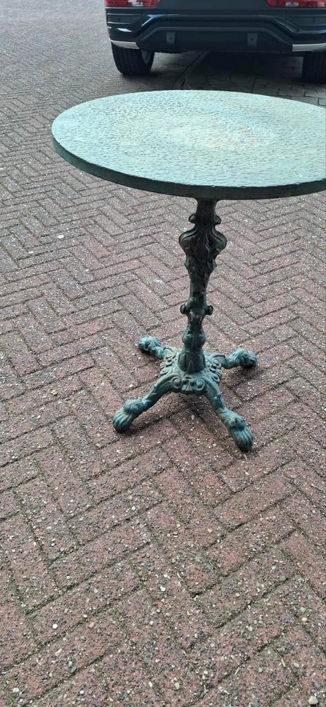 Antieke gietijzeren tuintafel, Ophalen of Verzenden