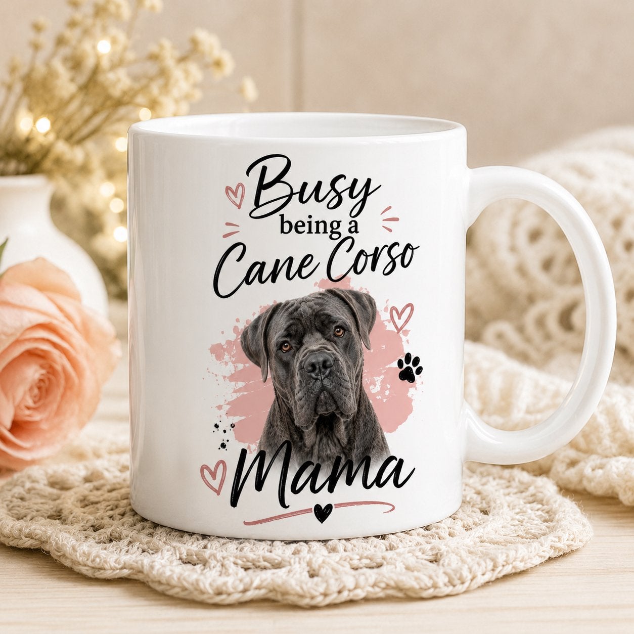 Busy being a Cane Corso Mama - Mok, Verzenden, Nieuw