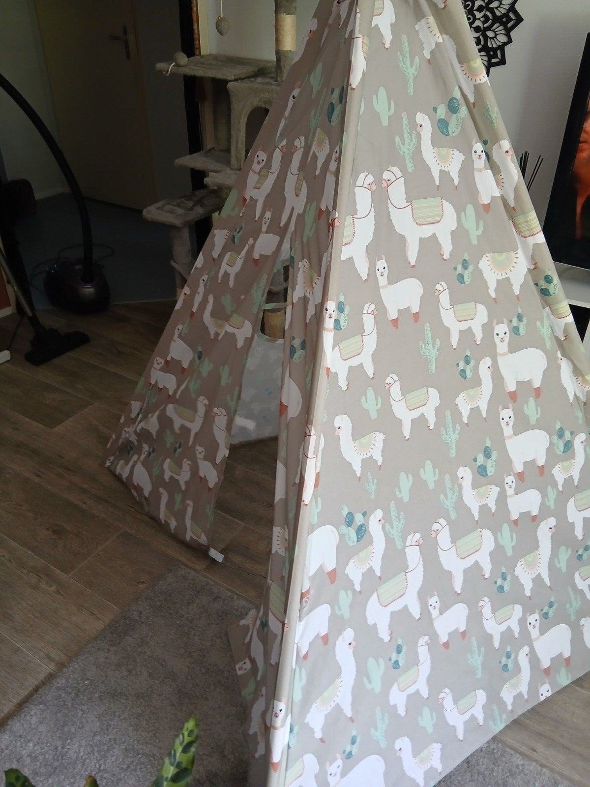 Leuke kinder tipi tent met lama print, Ophalen of Verzenden, Gebruikt