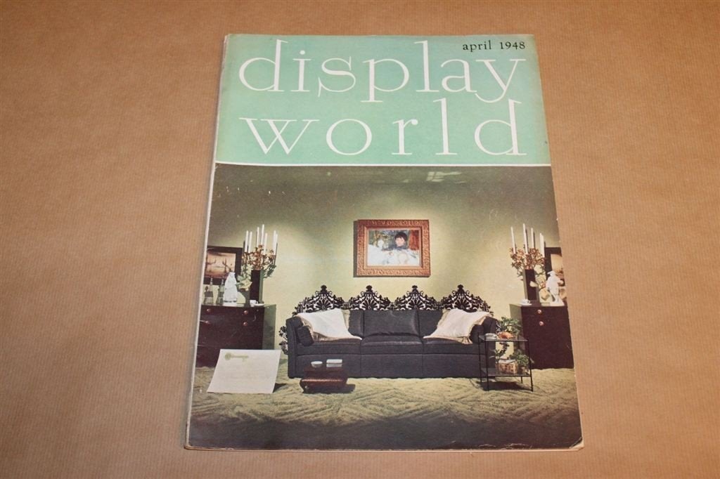 Magazine - Display World - April 1948 - Etalages e.d. !!, Ophalen of Verzenden, 1940 tot 1960, Knipsel(s)