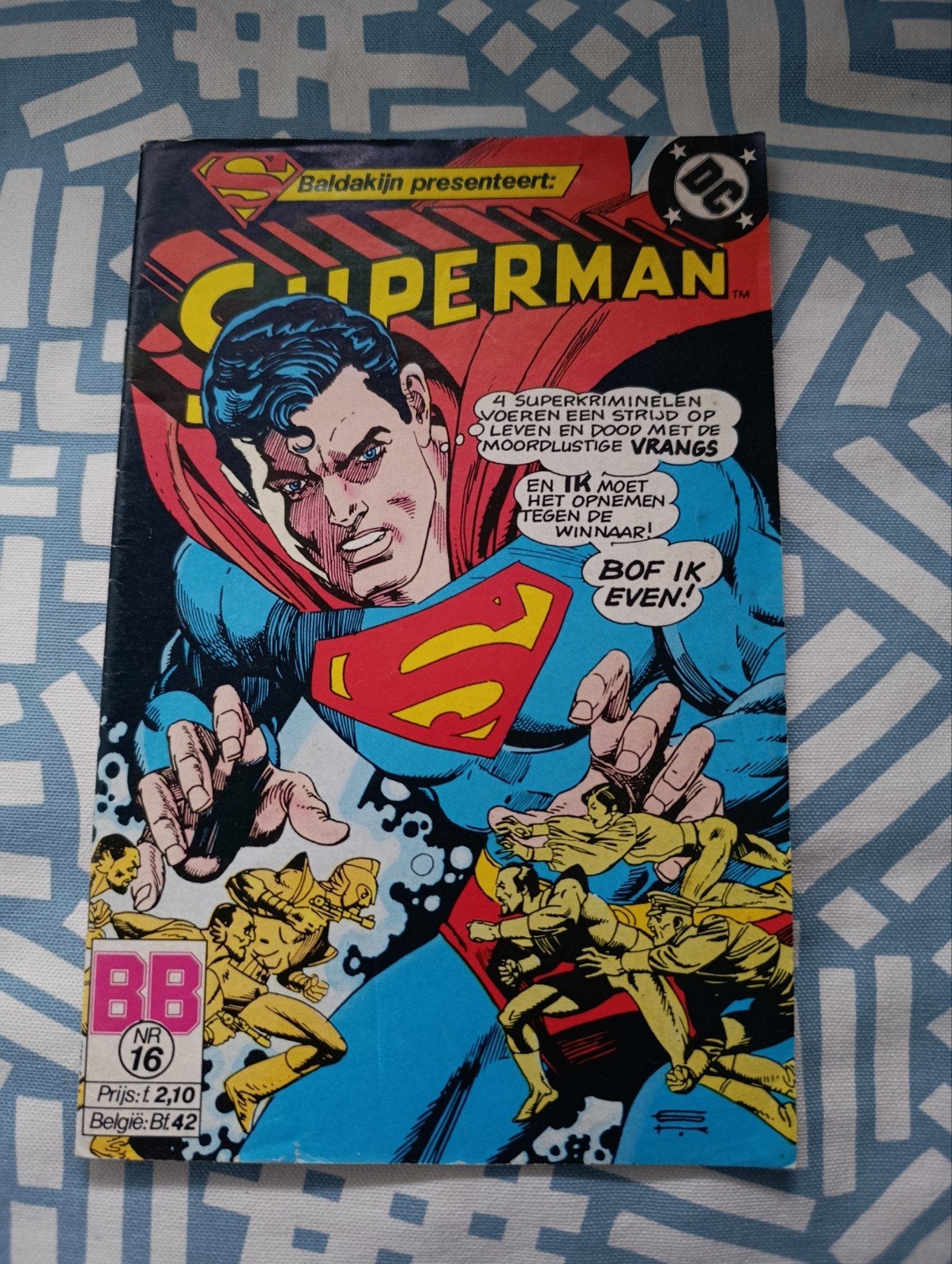 Superman deel 16, Gelezen, Baldakijn, Eén stripboek, Ophalen of Verzenden