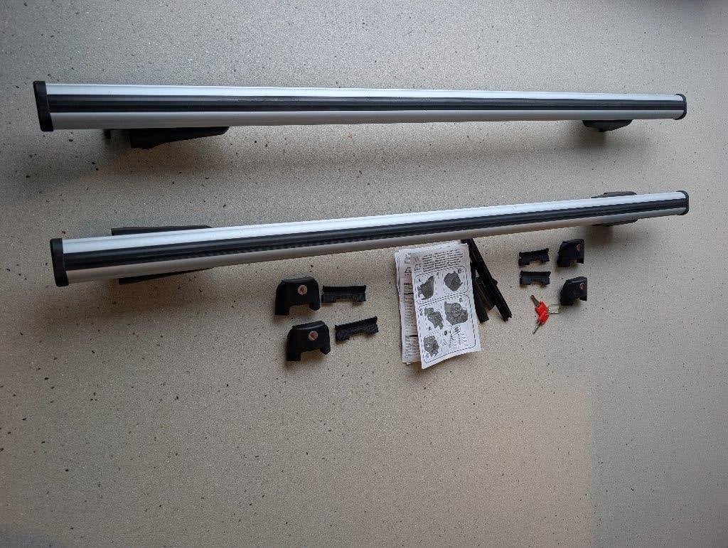 Aluminium dakdragers G3 voor open en gesloten dakrailing, Auto diversen, Dakdragers, Ophalen, Gebruikt