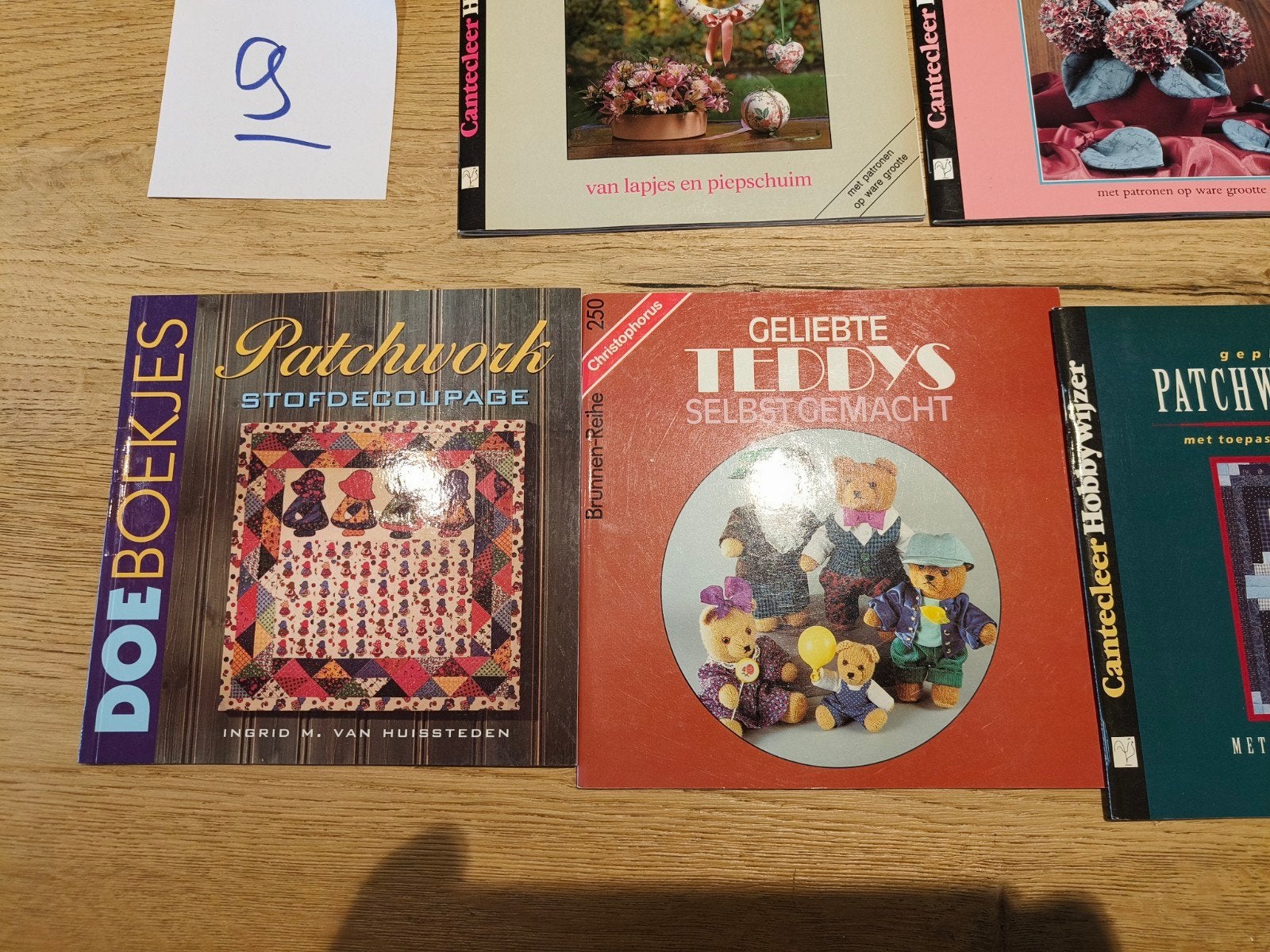 Diverse Hobbyboeken: Interieurdecoratie, Patchwork, Teddy's, Boeken, Ophalen of Verzenden, Gelezen, Overige onderwerpen