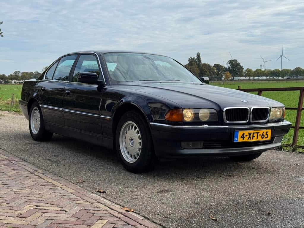 BMW 7-Serie 2.8 I 728 AUT 1997 Blauw, Auto's, BMW, Automaat, Achterwielaandrijving, Blauw, Grijs