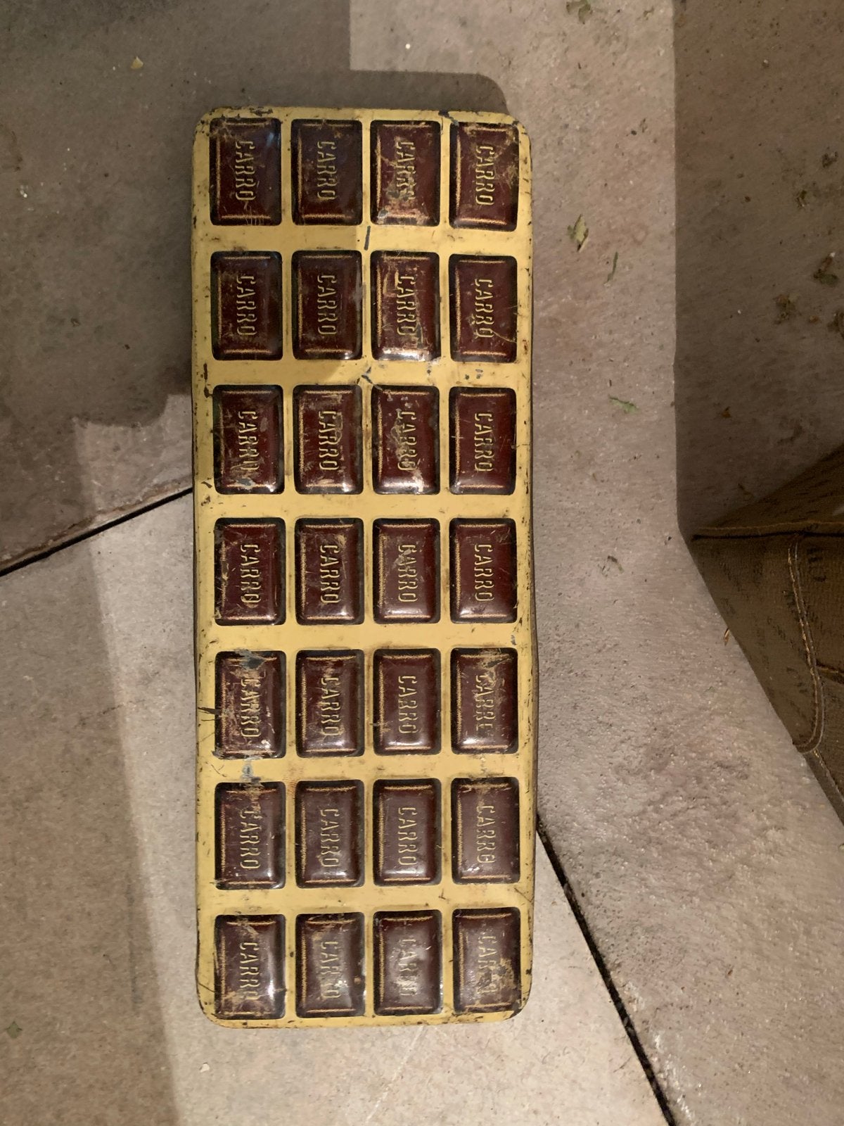Vintage Driessen Chocolade Carro blik, Ophalen of Verzenden, Gebruikt, Overige, Overige merken