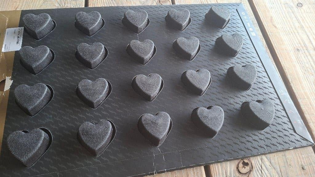 Flexipan FP-01340 bakvorm siliconen Harten hartjes, Hobby en Vrije tijd, Taarten en Cupcakes maken, ., Bakvorm, Ophalen of Verzenden