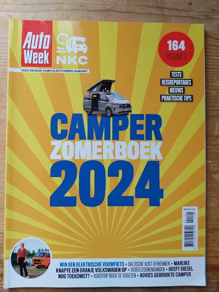 AutoWeek Camperzomerboek 2024, Gelezen, Ophalen of Verzenden, Autoweek, Algemeen