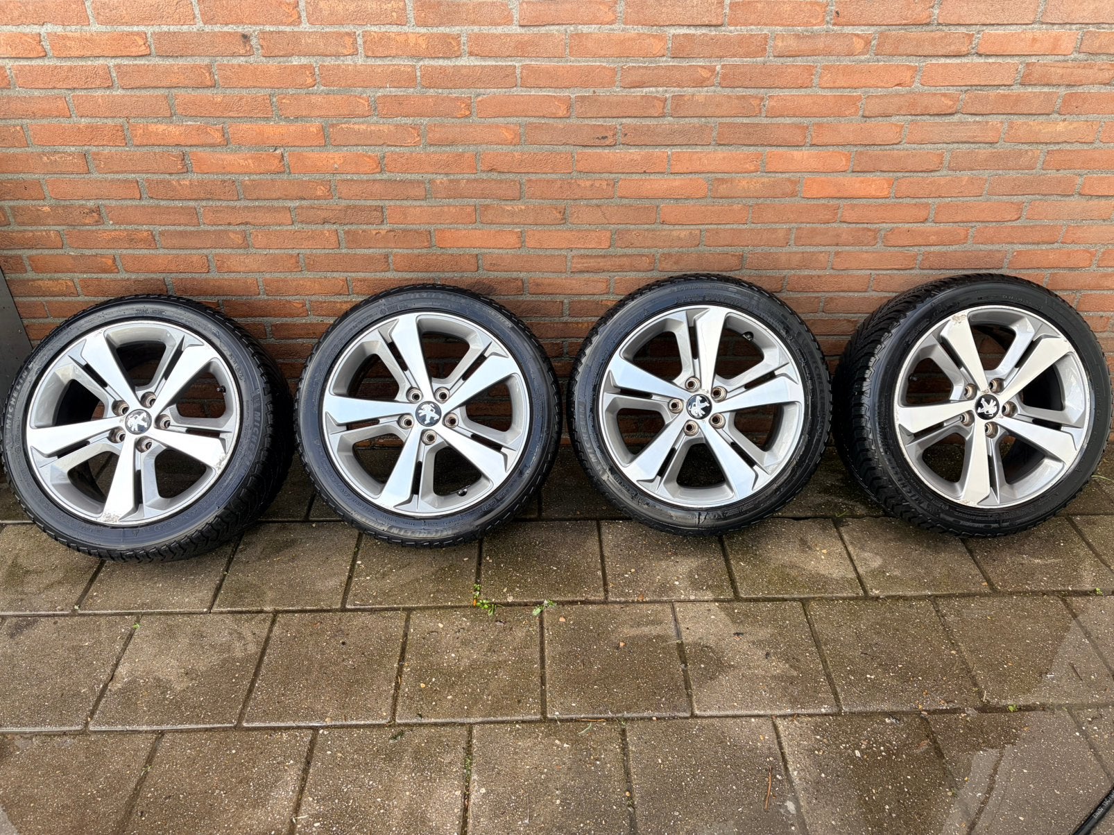 Peugeot 308 gt-line velgen 17 inch, 5x108, Ophalen, Velg(en), 17 inch, Zomerbanden