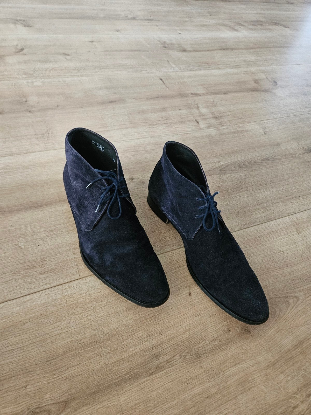 Suitsupply suède boots maat 44 / UK10, Blauw, Boots, Ophalen of Verzenden, Gedragen