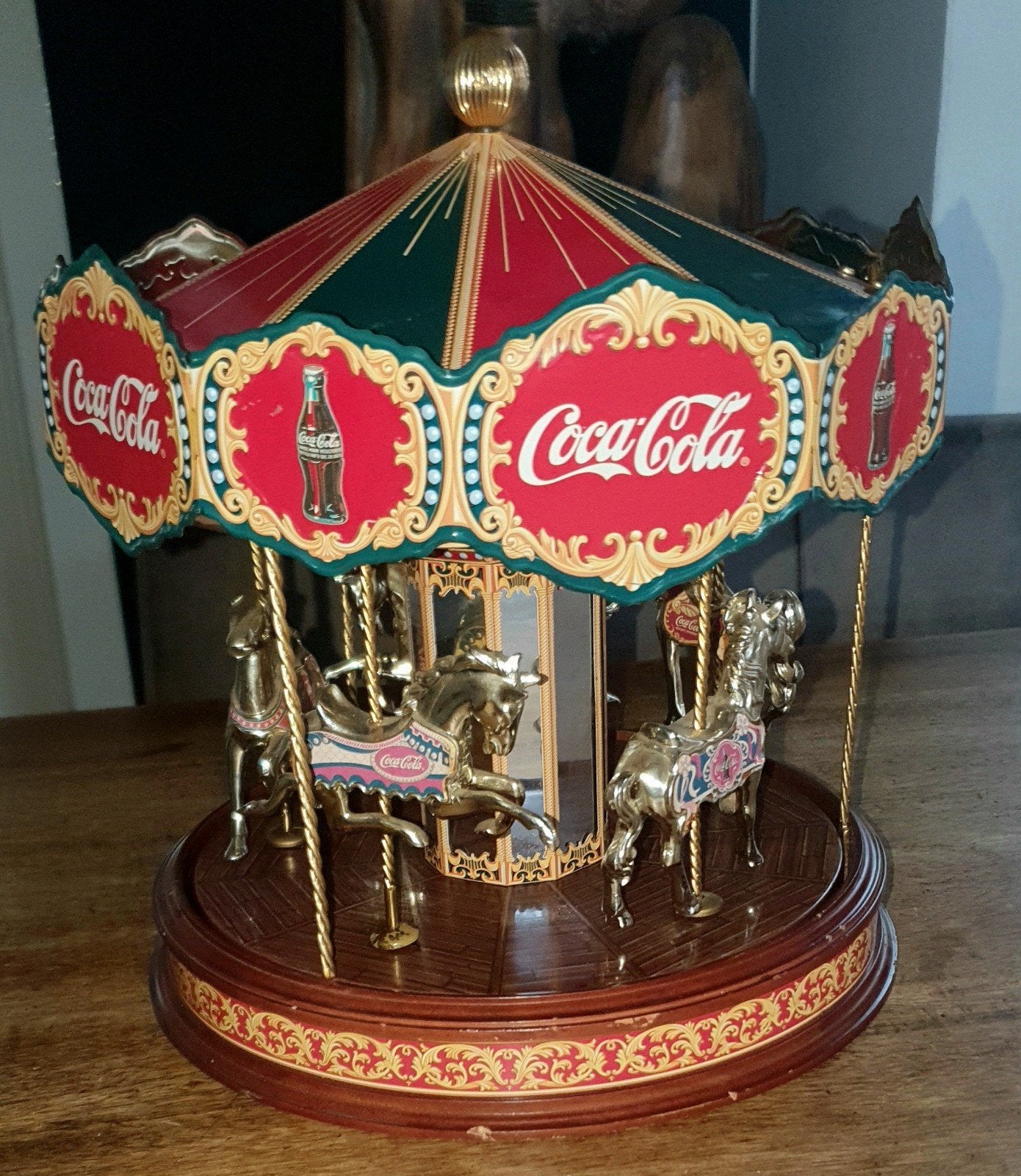 Coca Cola Draaimolen -Collector's Edition Muzikale Carrousel, Ophalen of Verzenden, Gebruikt