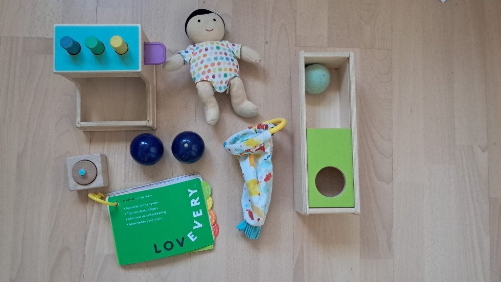 Lovevery Speelkit 'De Denker' 11-12 maanden, Ophalen of Verzenden, Gebruikt, Overige typen