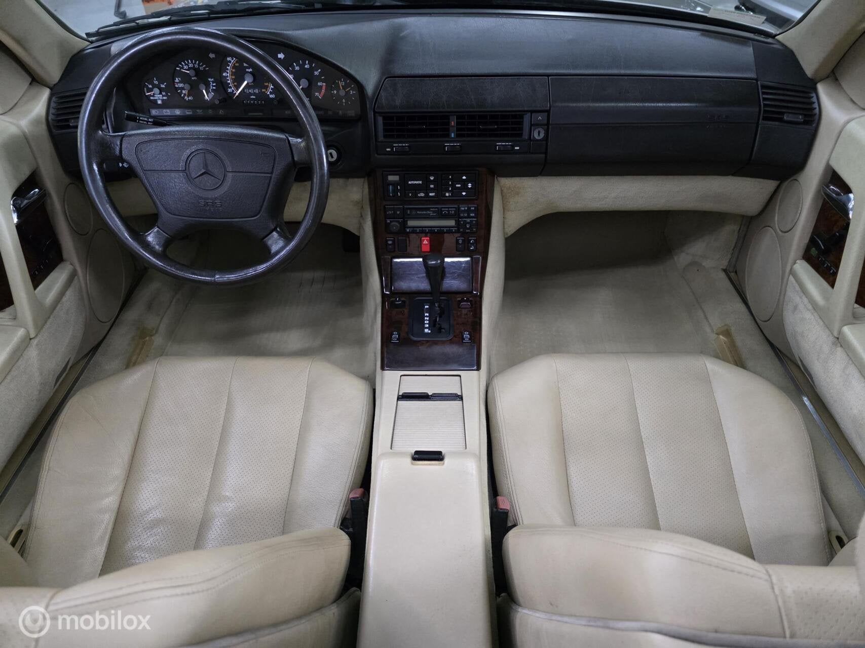 Mercedes SL-klasse 500 SL Aut. R129 1994 Zeer nette auto!, Auto's, Automaat, Achterwielaandrijving, Cabriolet, 320 pk