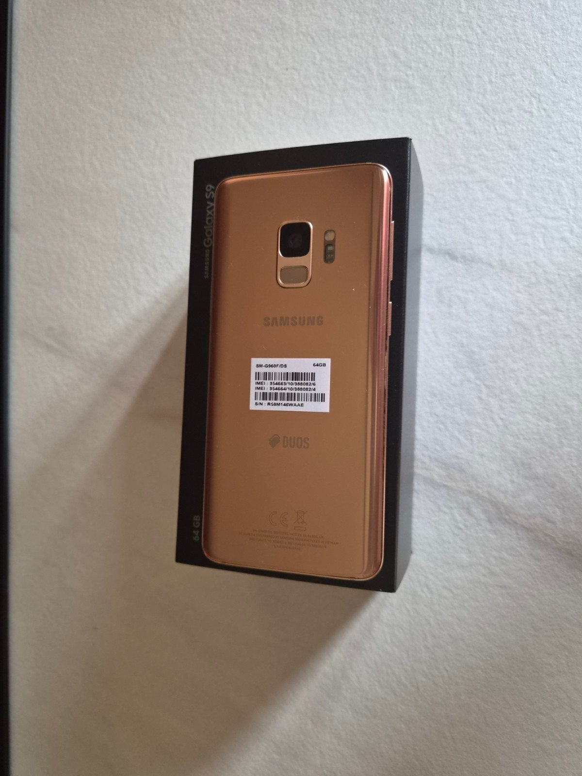 Samsung Galaxy S9 Sunrise Gold met doos en accessoires, Gebruikt, Overige kleuren, Ophalen of Verzenden, 64 GB
