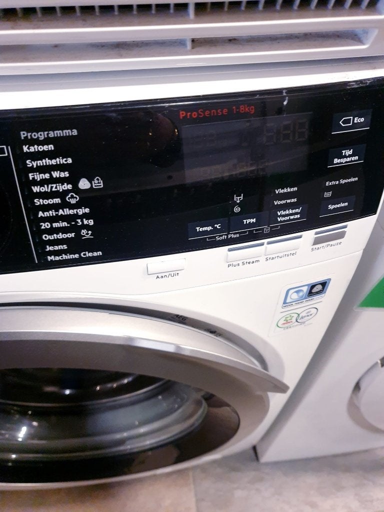 wasmachine AEG ️8kg️️️ ️️️️6000 Series A+++ INC GARANTIE, Ophalen, Minder dan 85 cm, Zo goed als nieuw, Voorlader
