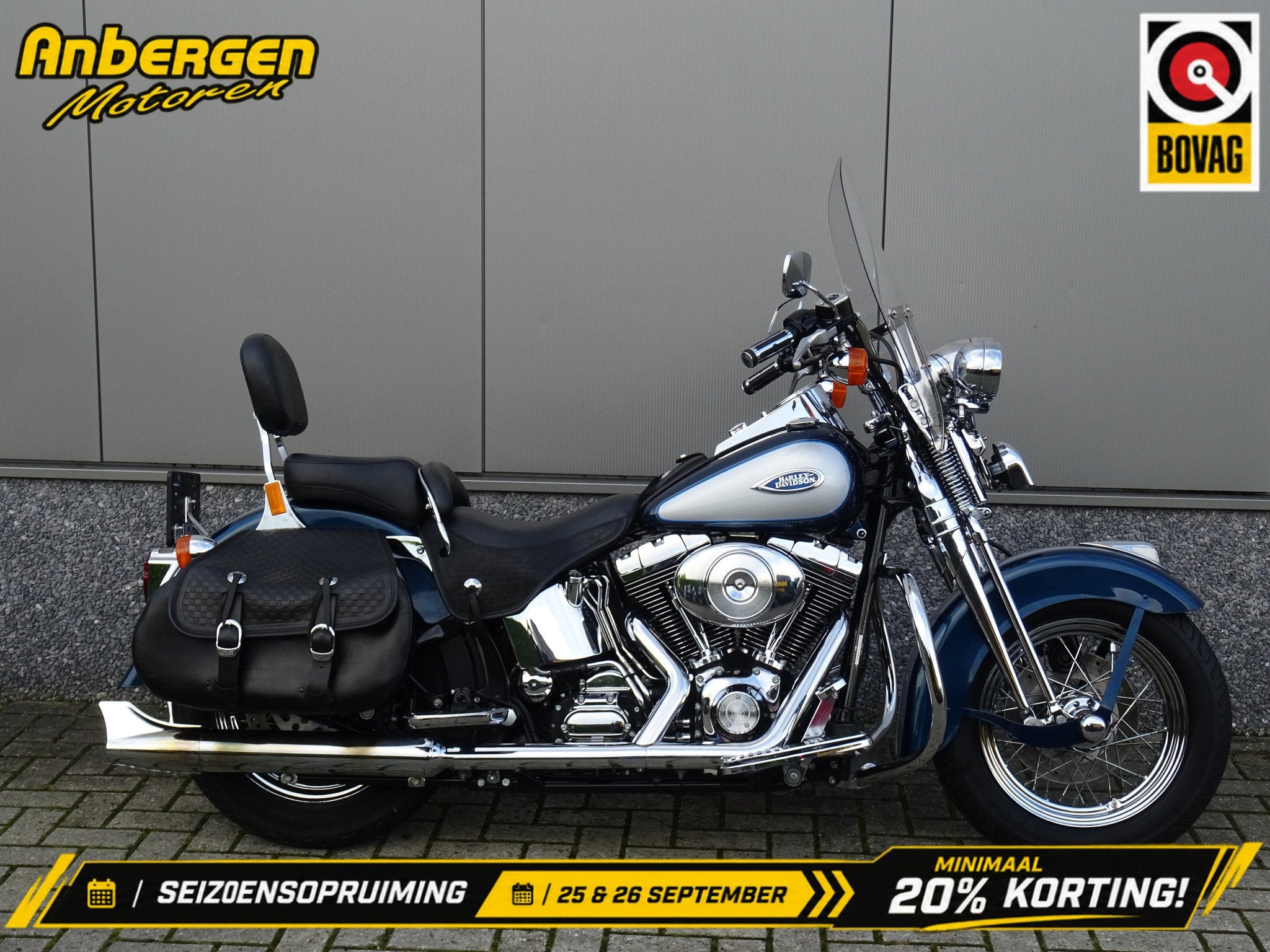 Harley-Davidson FLSTS HERITAGE SPRINGER (bj 2001), Motoren, Chopper, 1449 cc, Gebruikt, Bedrijf