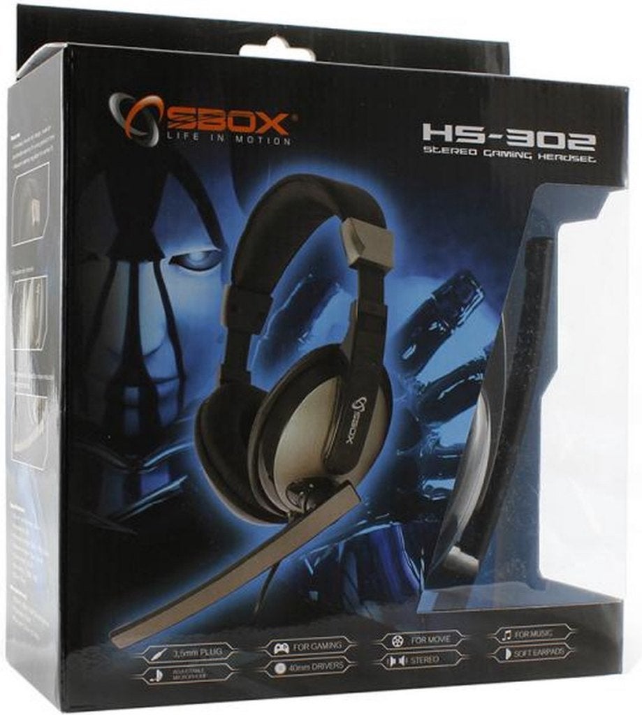 SBOX - HS-302 - headset - Bedraad Hoofdband Gamen, Computers en Software, Verzenden, Info@sbox.biz, Nieuw, Metanska 1, 44320 KUTINA, CROATIA