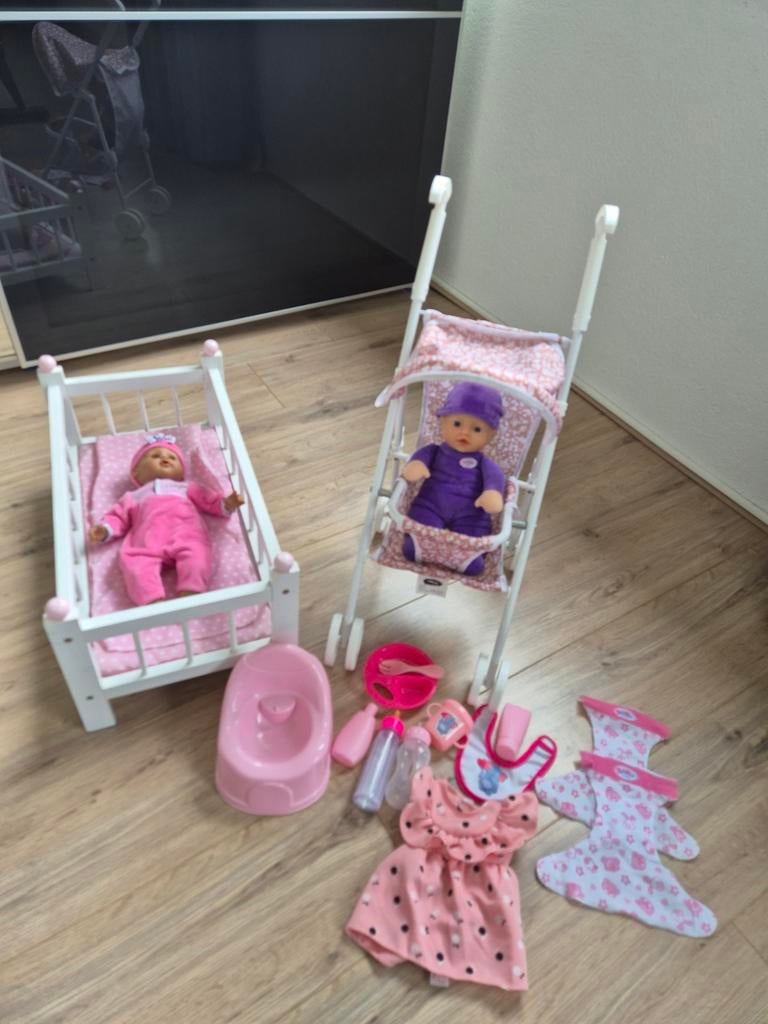 Poppenset, Ophalen, Zo goed als nieuw, Babypop