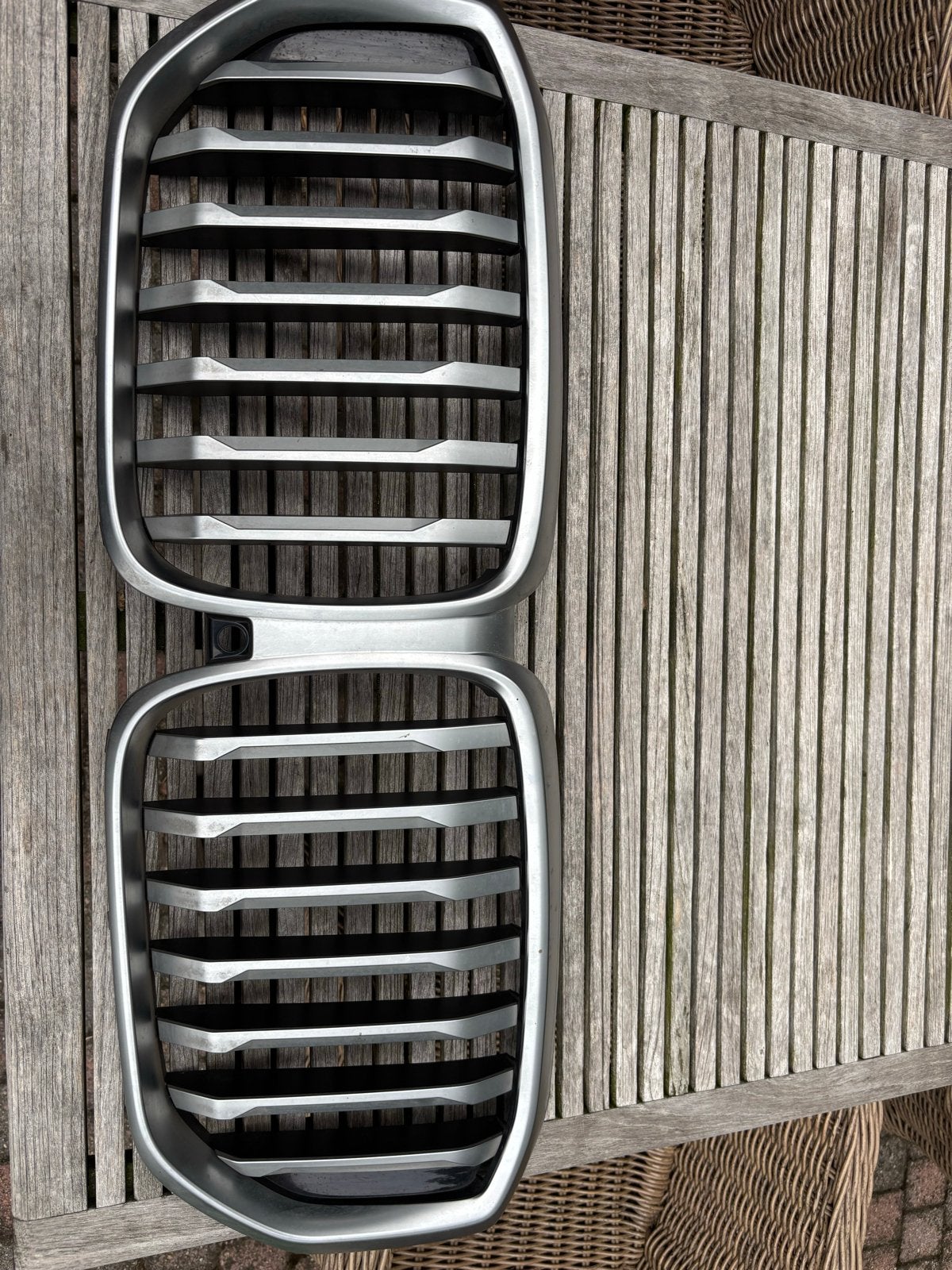 Grille BMW X5 (5A67CC4   5A67CC5  5A67CC6, Gebruikt, Voor, Ophalen of Verzenden, Bumper