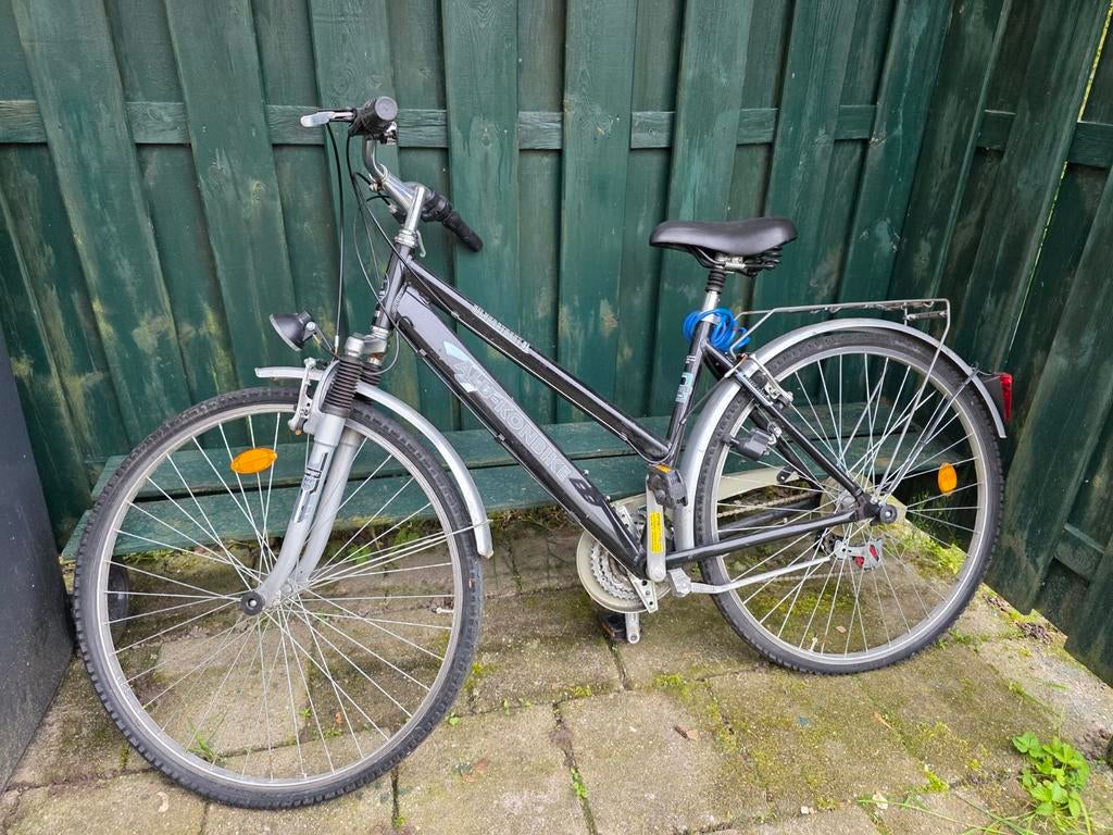 Unisex fiets met versnellingen en vering, Overige merken, Velgrem, Versnellingen, Ophalen of Verzenden