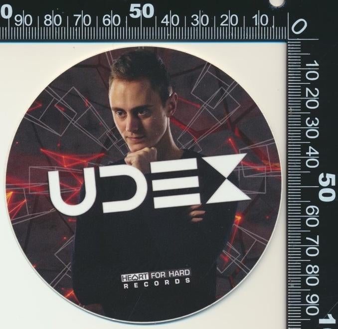 Sticker: Hardcore (31) - Udex, Ophalen of Verzenden, Zo goed als nieuw, Bedrijf of Vereniging