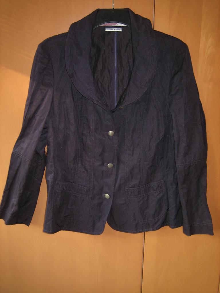 Zeer mooi donkerpaars jasje van GERRY WEBER, 44 snazzeys, Verzenden, Paars, Maat 42/44 (L), Nieuw