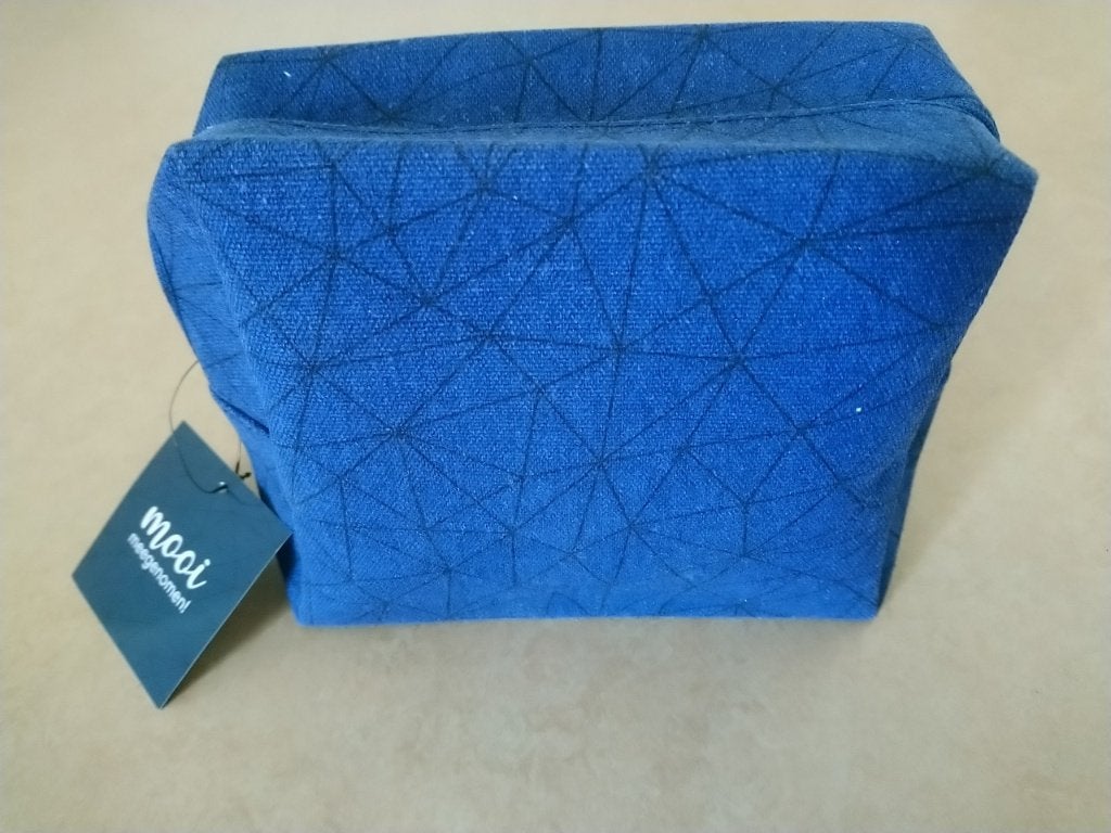 Toilettas / make-up tas blauw/zwart grafische print - NIEUW, Ophalen, Nieuw, Blauw, Dame