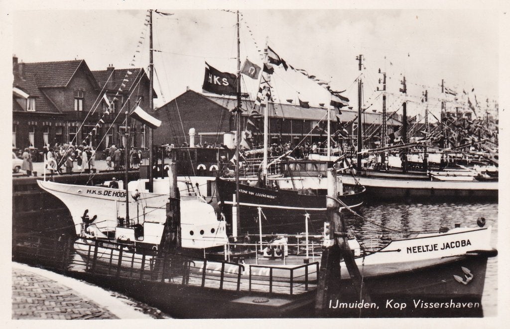 IJmuiden Vissershaven, Verzamelen, Ansichtkaarten | Nederland, Verzenden, Ongelopen, Noord-Holland