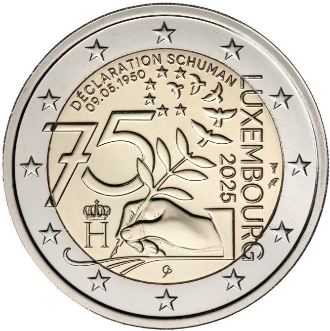 LUXEMBURG ALLE JAREN SPECIALE 2 EURO MUNTEN BIJ JOHN, Verzenden, Luxemburg, 2 euro, Losse munt