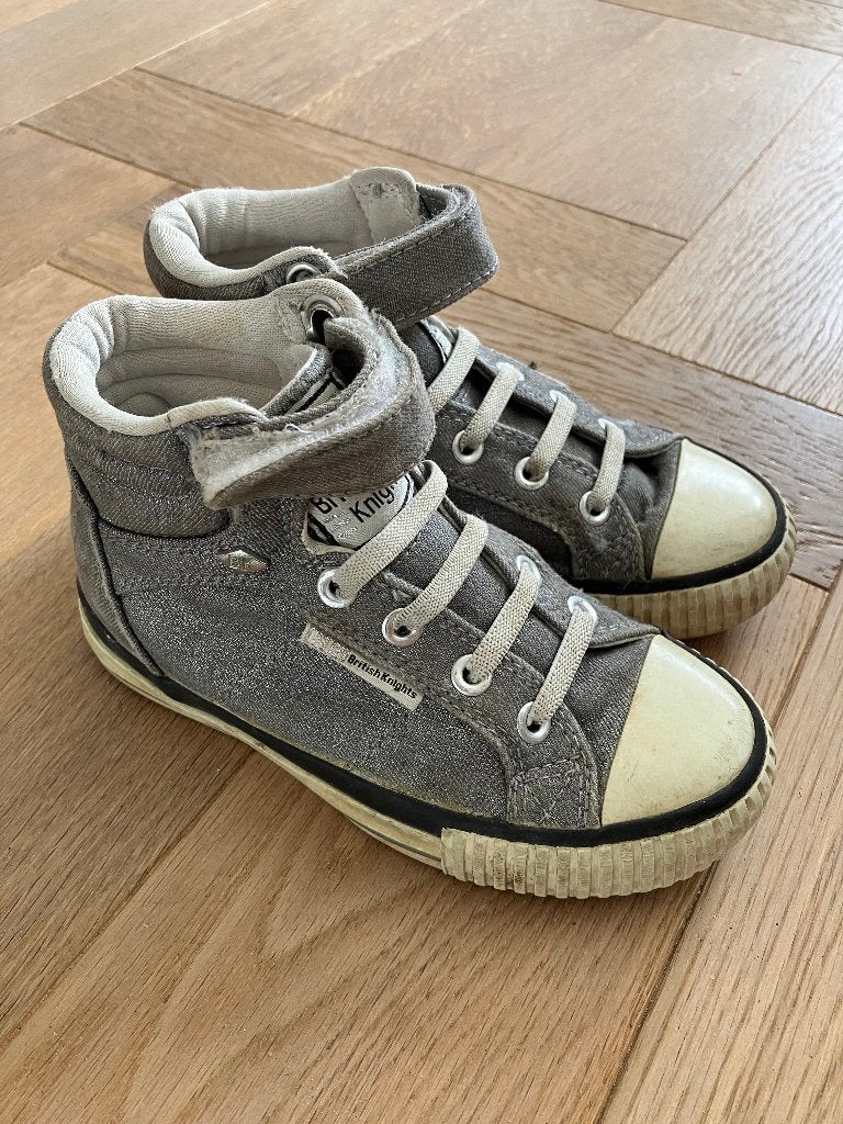 Gave lichtgrijze hoge sneakers British Knights maat 30, Gebruikt, British Knights, Meisje, Schoenen